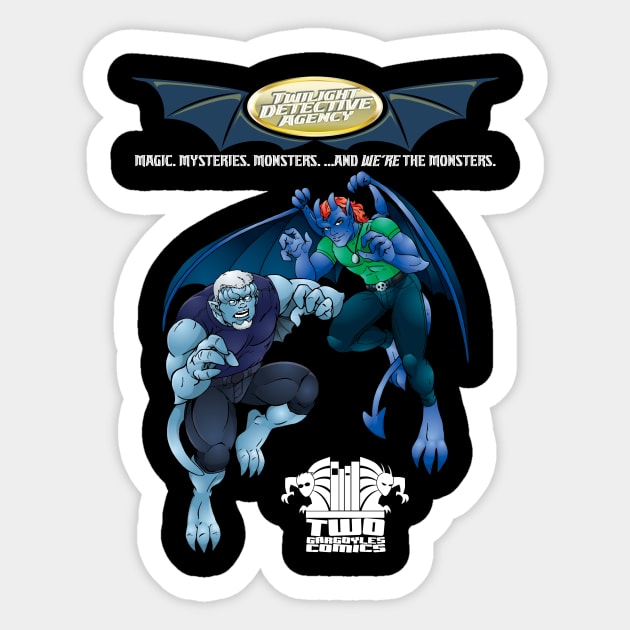 Twilight Detective Agency Sticker by Twogargs